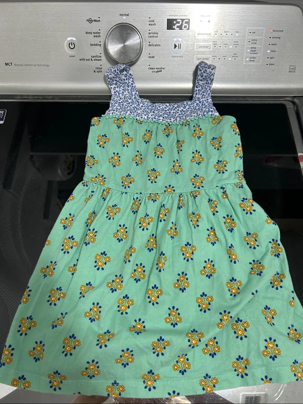 Girls 4t 100% cotton casual sundress flower dress